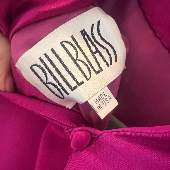 Vintage BILL BLASS dress - belted pink perfection - Picture 8 of 13